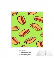 Classeur Rigide Hot Dog pattern