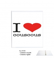 Classeur Rigide I love couscous - Plat Boulette