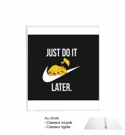 Classeur Rigide Nike Parody Just Do it Later X Pikachu