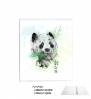 Classeur Rigide Panda Watercolor