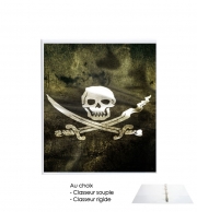 Classeur Rigide Pirate - Tete De Mort