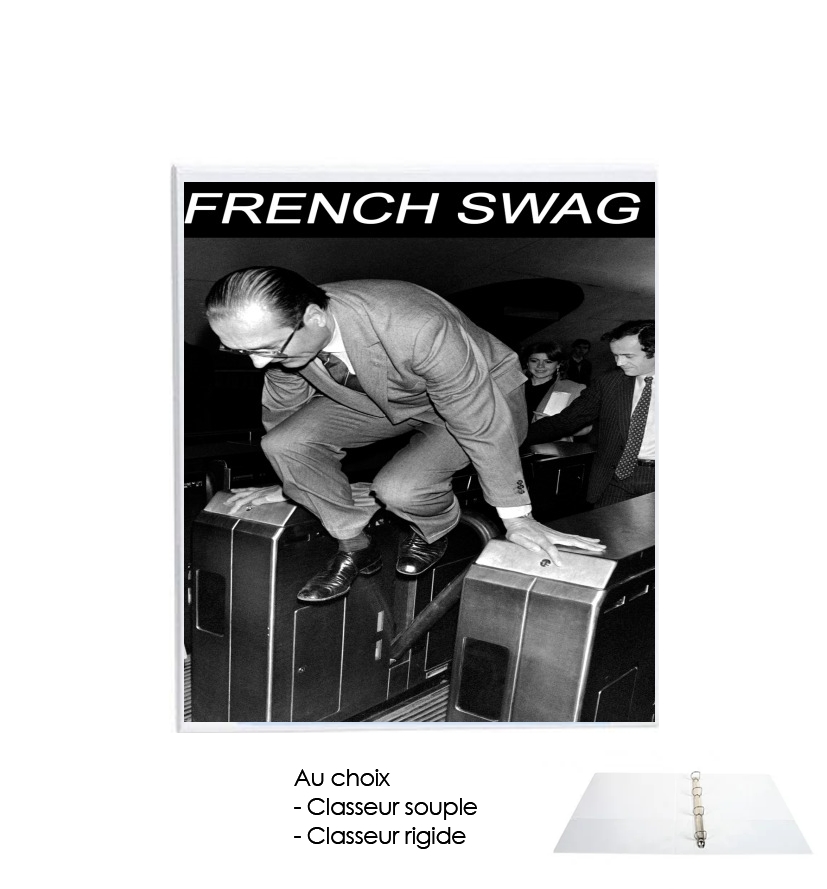 Classeur Rigide President Chirac Metro French Swag