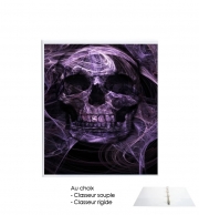 Classeur Rigide Violet Skull