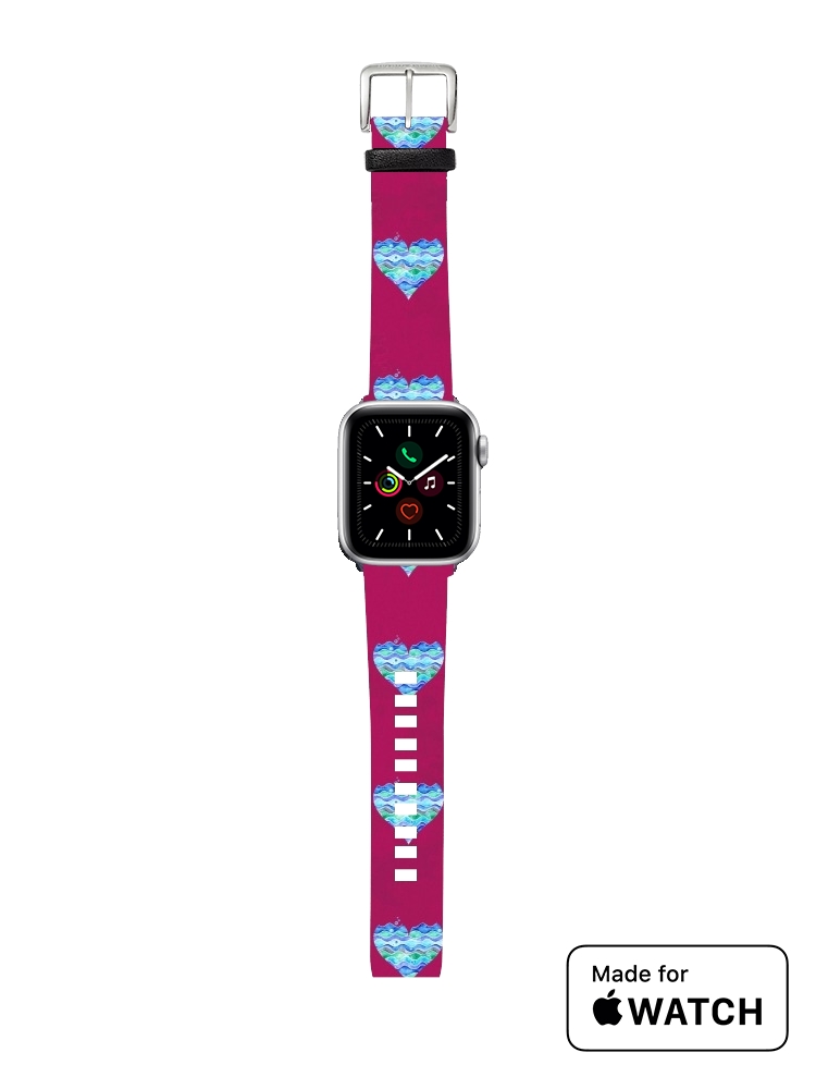 Bracelet pour Apple Watch A sea of Love (purple)
