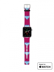 Bracelet pour Apple Watch A sea of Love (purple)