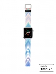 Bracelet pour Apple Watch BLUE COLORFUL CHEVRON 