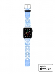 Bracelet pour Apple Watch Bohemian Flower Mandala in Blue