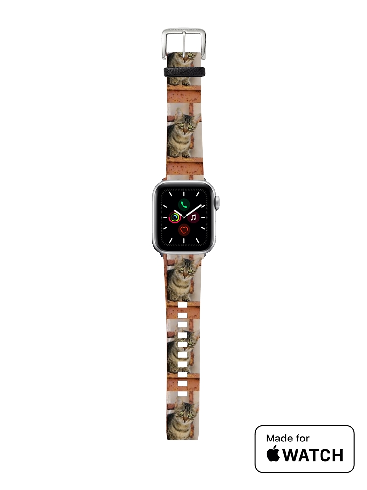 Bracelet pour Apple Watch Chaton dans la porte de jardin rouillé