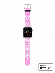 Bracelet pour Apple Watch Pink Bohemian Boho Mandala