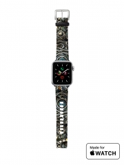 Bracelet pour Apple Watch Silver glitter bubble cells