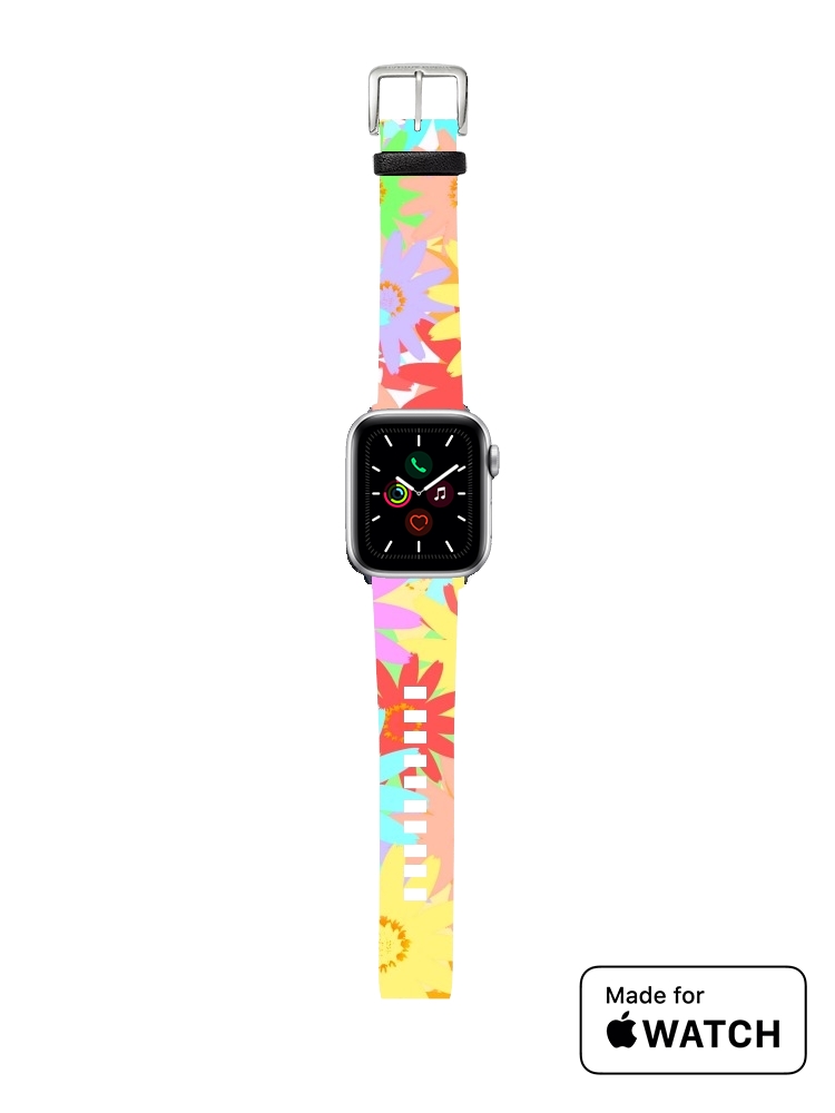 Bracelet pour Apple Watch FLORAISON ESTIVALE