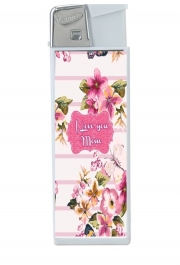 Briquet Pink floral Marinière - Love You Mom