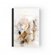 Cahier Abstract watercolor polar bear