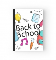 Cahier Back to school background drawing