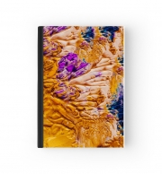 Cahier Gold and Purple Paint