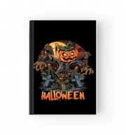 Cahier Halloween Pumpkin Crow Graveyard