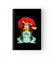Cahier Pikachu Bulbasaur Naruto