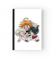 Cahier The Promised Neverland - Emma, Ray, Norman Chibi