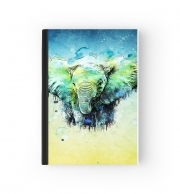 Cahier watercolor elephant