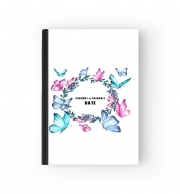 Cahier Watercolor Papillon Mariage invitation