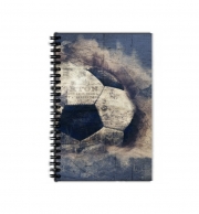 Cahier de texte Abstract Blue Grunge Soccer