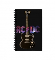 Cahier de texte AcDc Guitare Gibson Angus