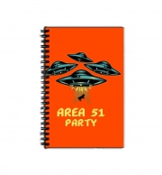 Cahier de texte Area 51 Alien Party
