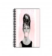 Cahier de texte Audrey Hepburn bubblegum
