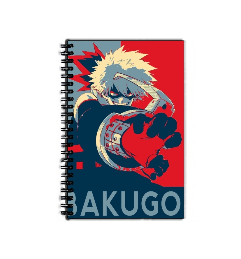 Cahier de texte Bakugo Katsuki propaganda art