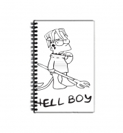 Cahier de texte Bart Hellboy