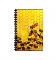 Cahier de texte Abeille dans la ruche Miel