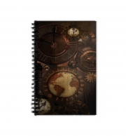 Cahier de texte Brown steampunk clocks and gears