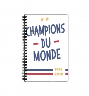 Cahier de texte Champion du monde 2018 Supporter France