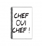Cahier de texte Chef Oui Chef humour