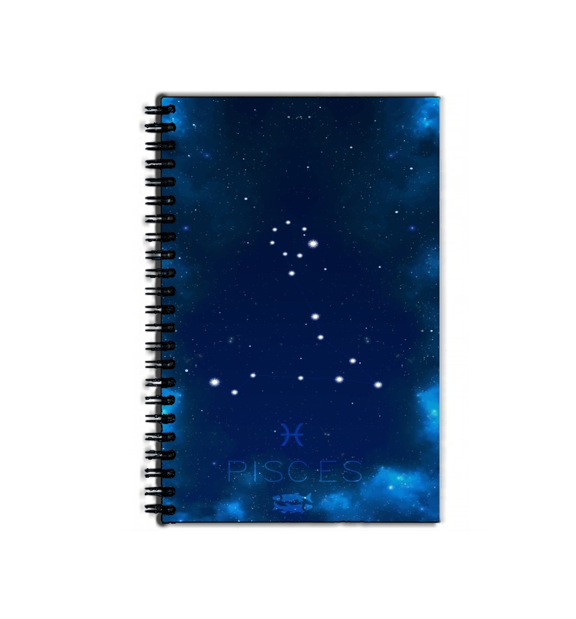 Cahier de texte Constellations of the Zodiac: Pisces