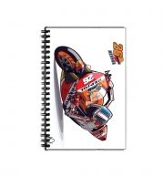 Cahier de texte Dani Pedrosa Moto GP Cartoon Art