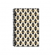 Cahier de texte Glitter Triangles in Gold Black And Nude