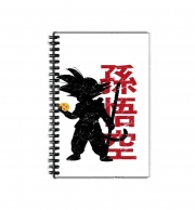 Cahier de texte Goku silouette
