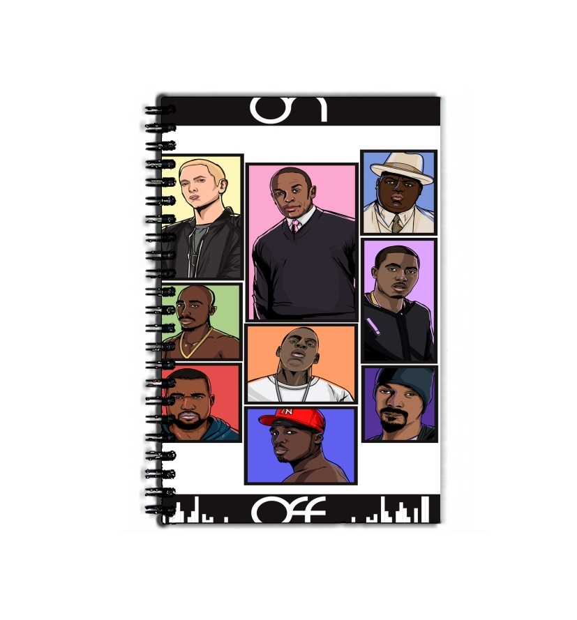 Cahier de texte Hip Hop Legends