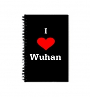 Cahier de texte I love Wuhan Coronavirus