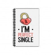 Cahier de texte Im perfect single - Cadeau pour célibataire