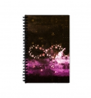Cahier de texte Infinity Stars violet