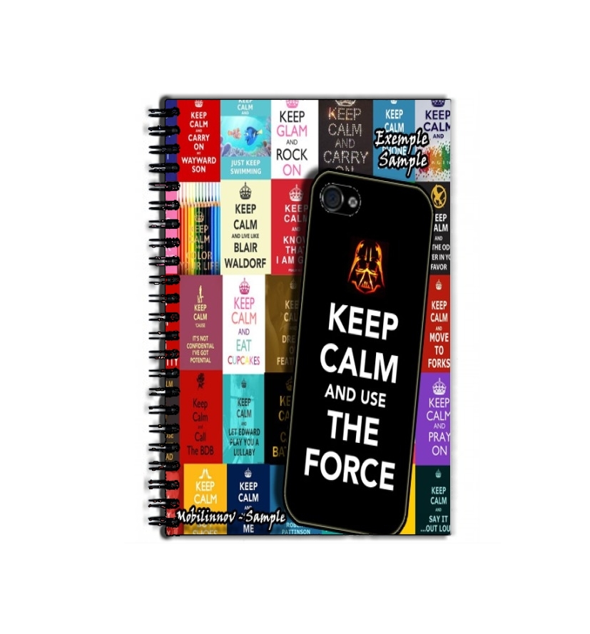 Cahier de texte Keep Calm And Use the Force