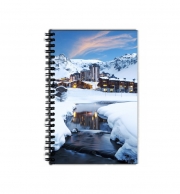 Cahier de texte Llandscape and ski resort in french alpes tignes