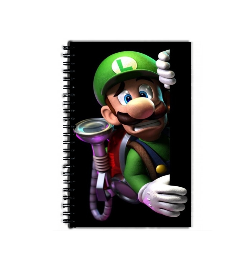 Cahier de texte Luigi Mansion Fan Art