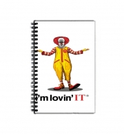 Cahier de texte Mcdonalds Im lovin it - Clown Horror