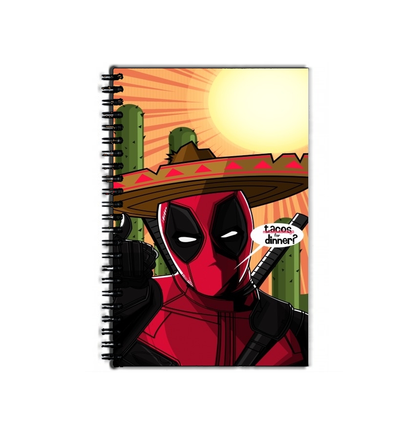 Cahier de texte Mexican Deadpool