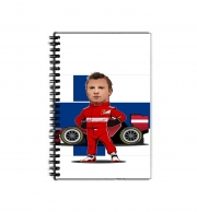 Cahier de texte MiniRacers: Kimi Raikkonen - Ferrari Team F1