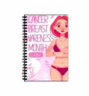 Cahier de texte October breast cancer awareness month