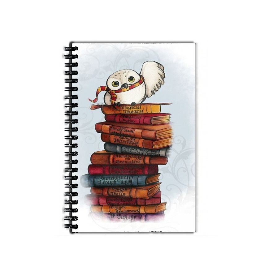 Cahier de texte Owl and Books